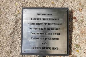 In Honor of Leah Sperber