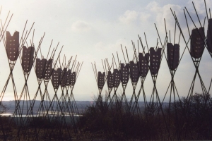 Standing Wheat in Nature
